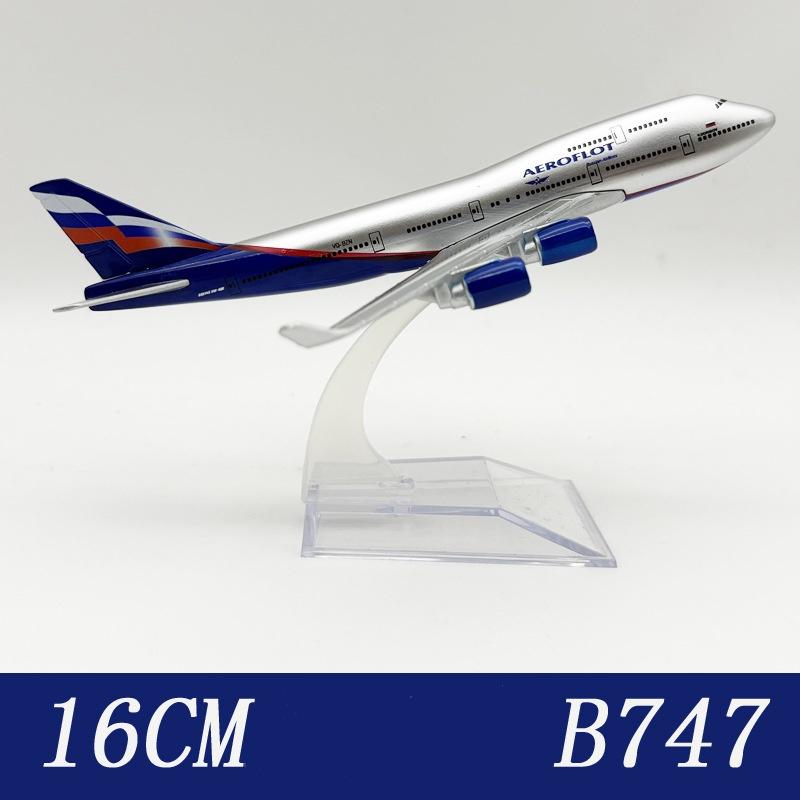 1/400 Scale Model Airplane Russia Airlines B747 Alloy Diecast Aircraft Aviation Plane Replica Collected Gift