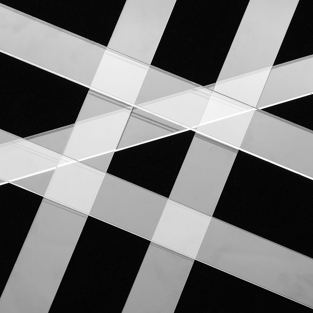 2Pcs Acrylic Biscuit Cake Rolling Tool Balance Ruler Fondant Icing Biscuit Thickness Ruler Biscuit Smoother Baking Accessories