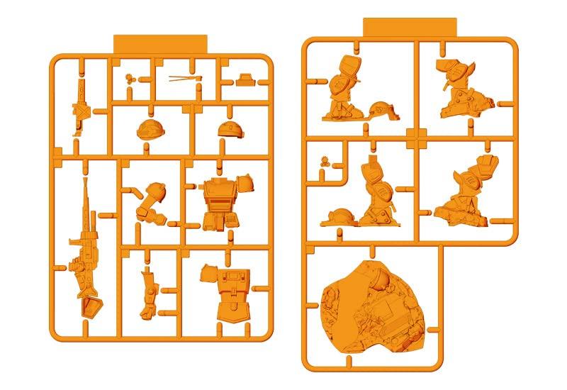 PLAMAX Armored Trooper Votoms MF 60 Minimum Factory Scope Dog "Fate of Flame/Always You" Non-scale Assembled Plastic Model M01284