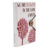 Notebook With Strap - Flowers in Same Garden