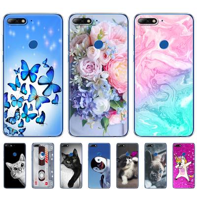 Silikonové pouzdro pro 5,99" Huawei Honor 7C Case Cover for Honor 7C Pro Case Soft TPU Phone Back Cover Full 360 Protective coque