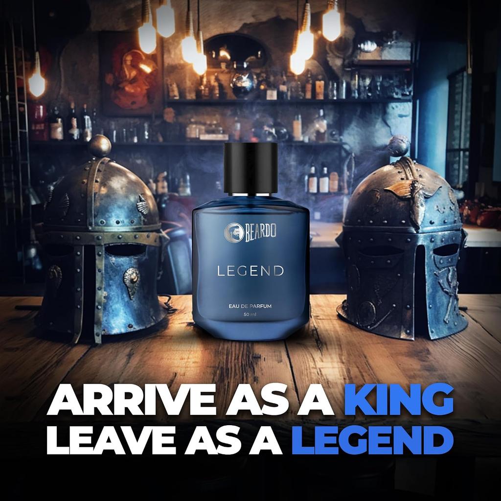 Legend Eau De Parfum for Men, 50 ml, Fresh Musky Woody Fragrance