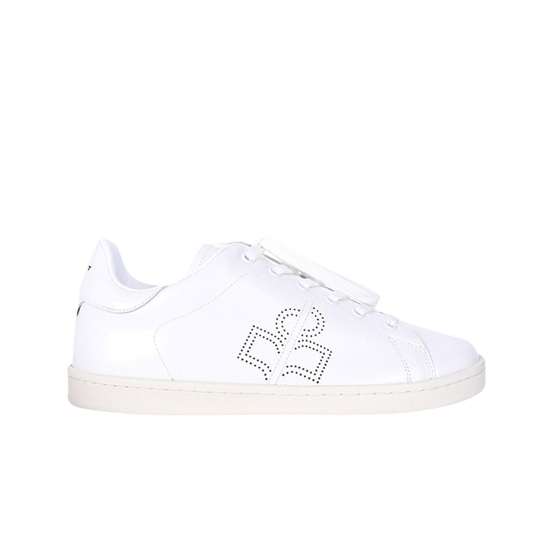 

Isabel Marant Barth Monochrome Bart Leather Sneakers White - 23ss 42