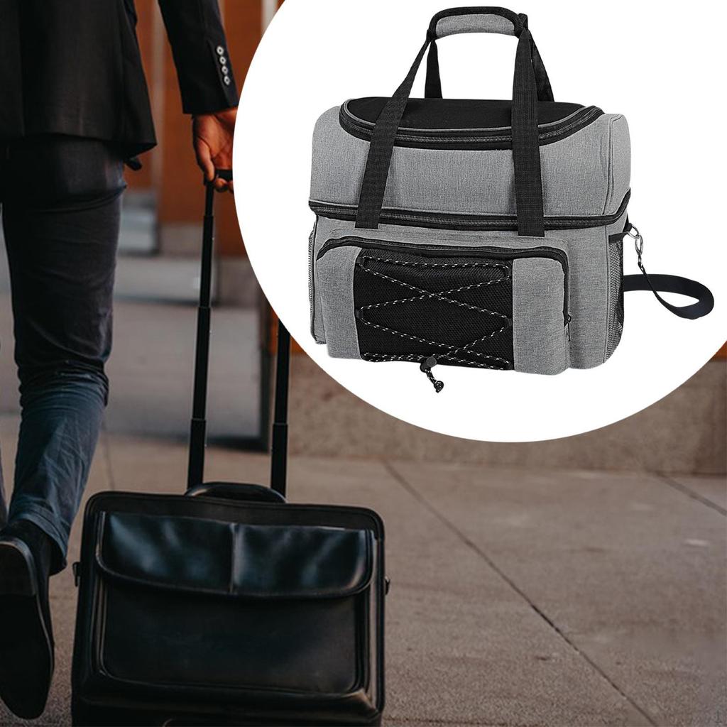 2 Ball Bowling Bag Tote Carry for Women Men Practical Padded Holder