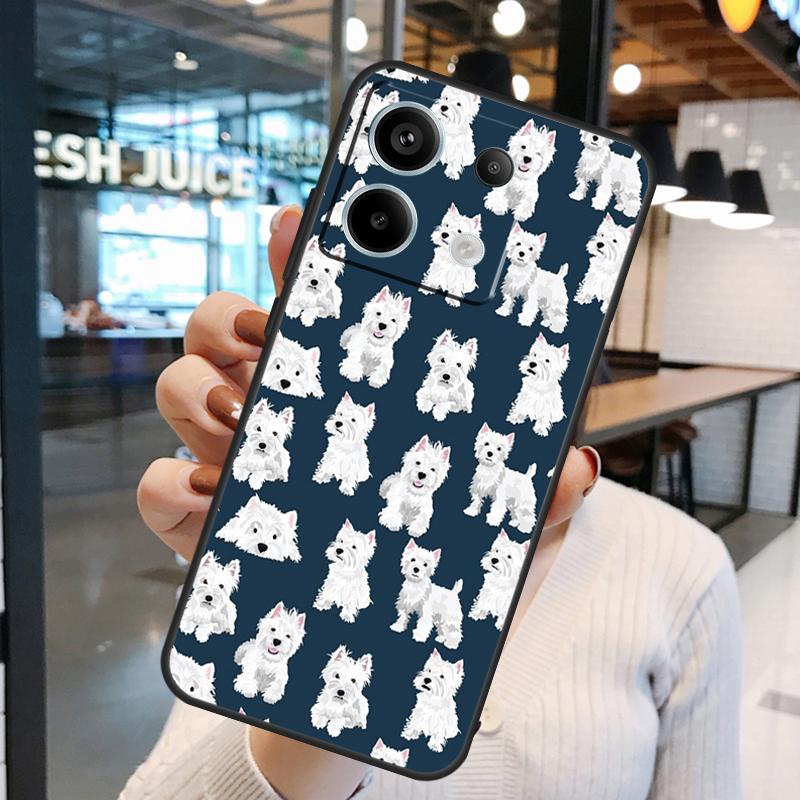 West Highland Terrier Westie Cover For Xiaomi Redmi Note 13 Pro 12 11 9 10 Pro 9S 10S 11S 12S Redmi 12 10C 12C 13C Case