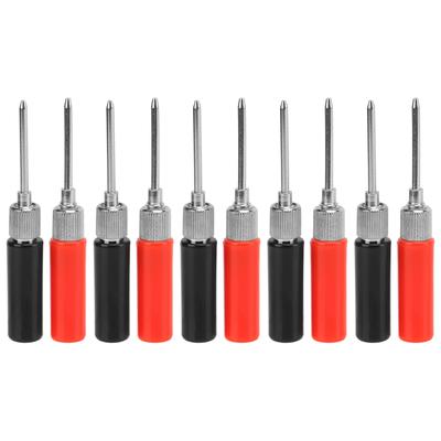 5 Zestaw Pinów Sondy Testowej Multimetr Bezlutowy Igła 2mm J.30014 30VAC?60VDC 24A Czerwony Czarny