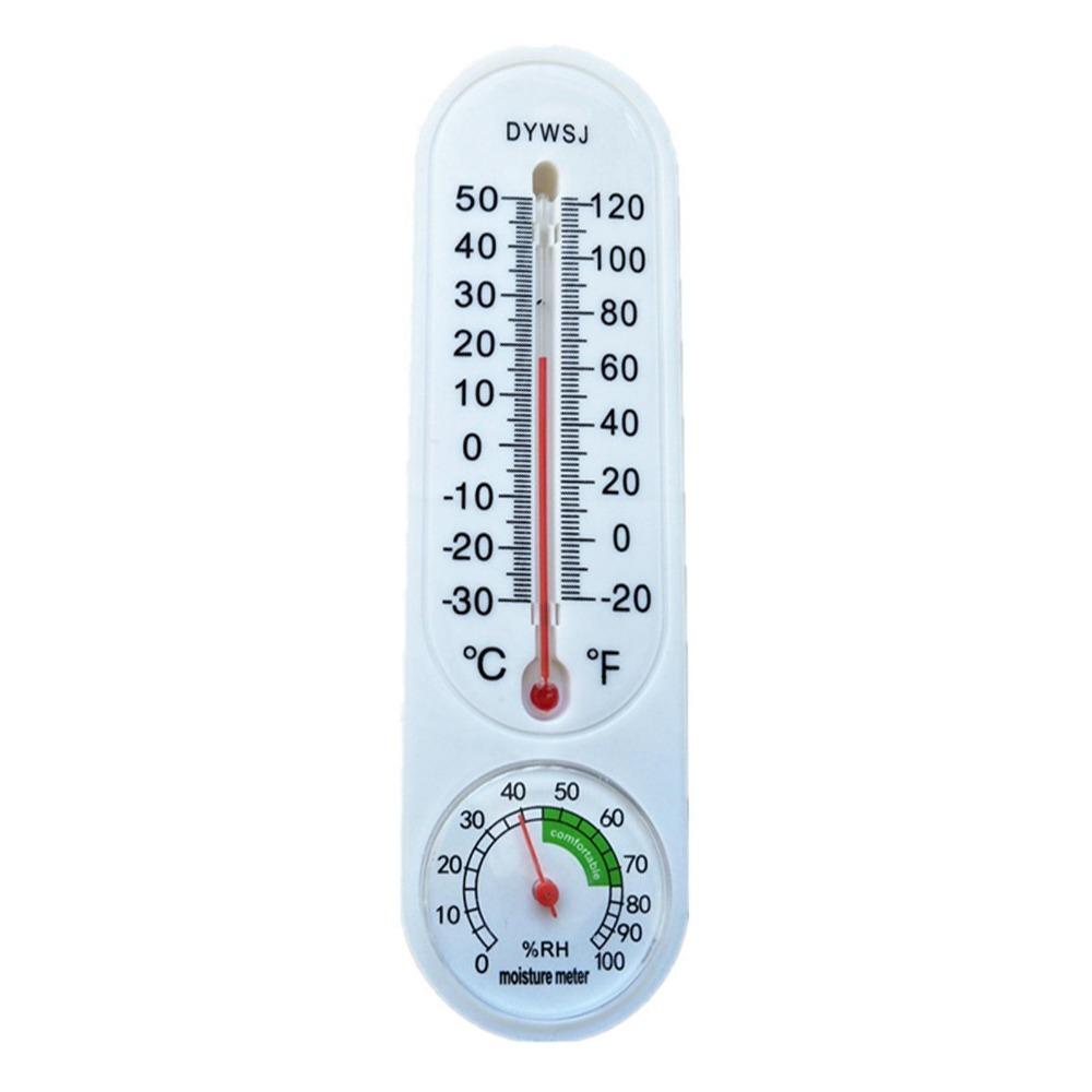 5pcs Wall Hanging Thermometer for Indoor Outdoor Home Garden Greenhouse Planting Humidity Meter Temperature Monitor Measurement Tool