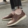 Fashion Trendy minimalist style men's sneakers Comfortable outdoor party and office leather shoes Casual  men leather shoes Hot selling