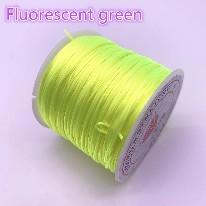50M/Roll Colorful Flexible Elastic Crystal Line Rope Cord For Jewelry Making Beading Bracelet Wire Fishing Thread Rope