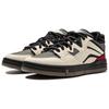 Li Ning Rutschfest Abriebfest Niedrig geschnittene Skateboard Schuhe Damen Beige Rot AECU038-3