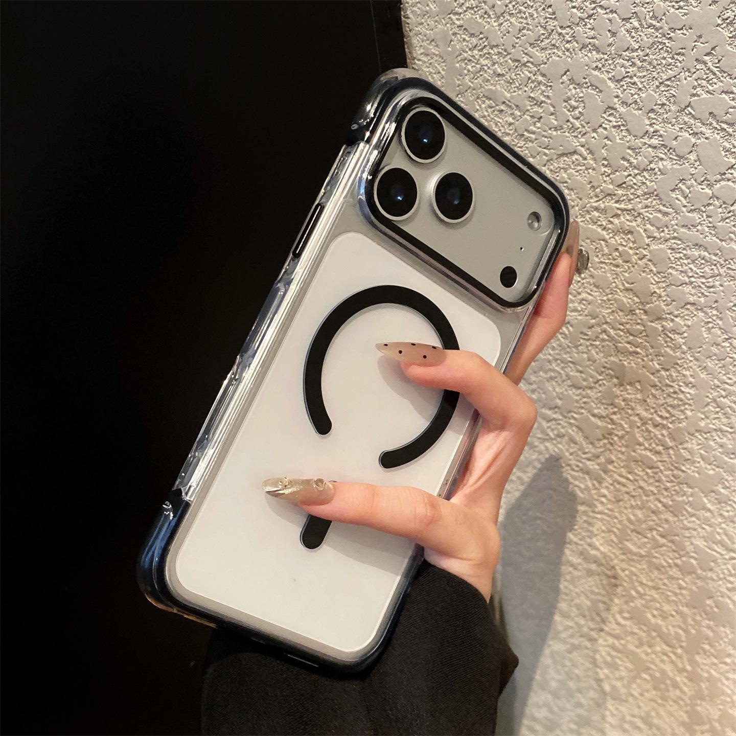 

Strong Magnetic Anti-Drop Vacuum Airbag Case for Apple 17 Pro & iPhone 16/15 Pro Max - Full Coverage 15