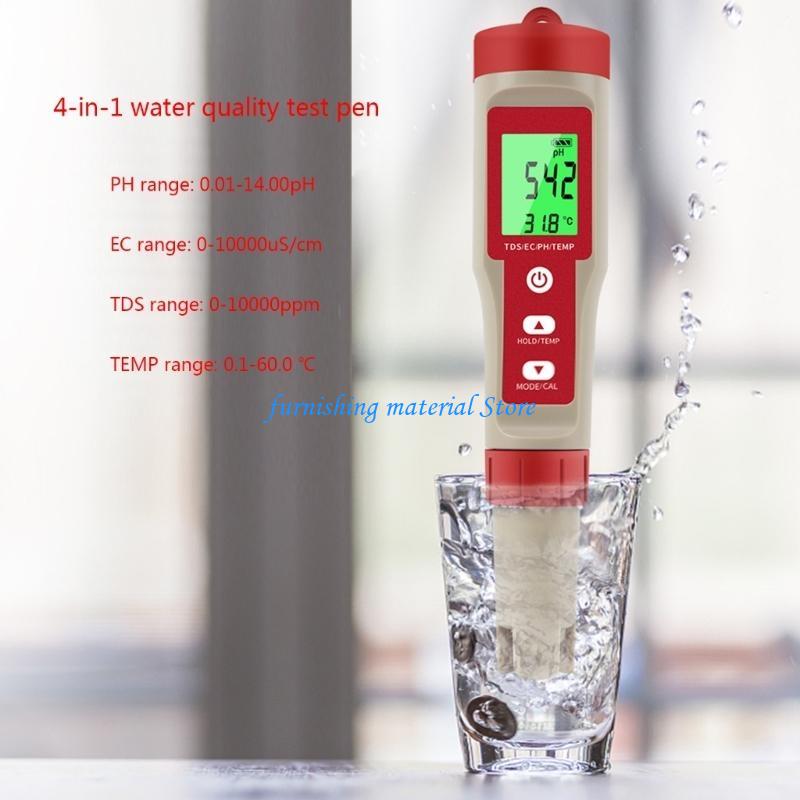 Y5GD Digital Detector with Backlight EC Temperature Tester for Pools Aquariums