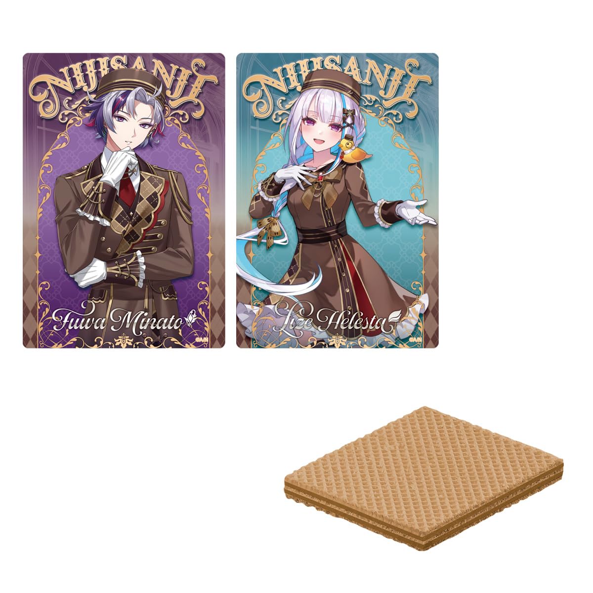 BANDAI Nijisanji Wafers 2 Wafers Candy Toy Set of (Baked Confectionery) [Box 20]