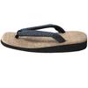 Edoten Geta Panama Outer with Sponge Made in Dyed Seigaiha Size L Sandals, Lining, Japan, Straps, Pattern, (Large)