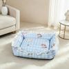 Soft Pet Bed with Raised Sides Cozy for Everyday Napping