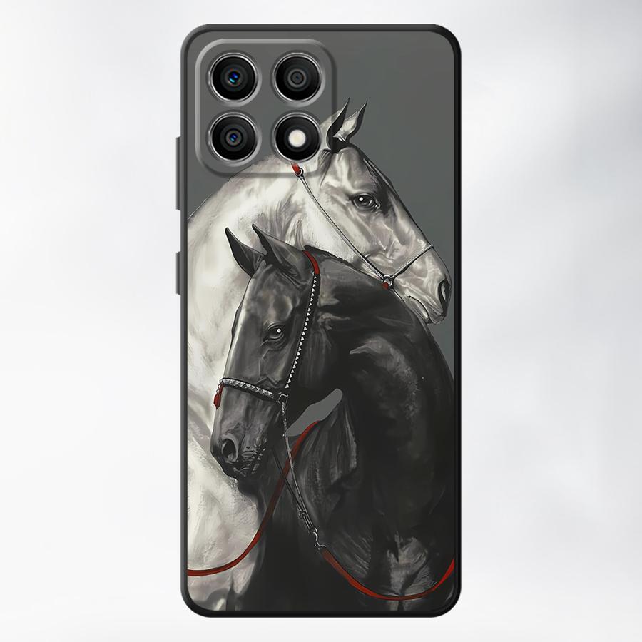 Anime Horse Pattern Case for Honor X9a X7 X5b 90 X6 70 Magic5Lite 8X 200 400 Lite X8 Funda Phone Cover