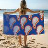 Cartoon A-American Funnt dad Cool Towel Beach Towel Oversized Quick Dry Towel Absorbent Soft Swim BeachTowels for Men Women