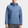 Fila Classic Minimalist Sports Casual Comfortable Versatile Hooded Woven Jacket Men jackets Fog-Blue F11M623701FBU