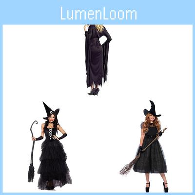 Bezauberndes Hexenkostüm für Frauen Perfekt für Halloween-Partys und Cosplay-Veranstaltungen