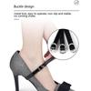 Shoe Straps for Heels Adjustable Elastic Shoe Straps Anti-Loose Buckle Shoe Ankle Straps Belt for High Heels