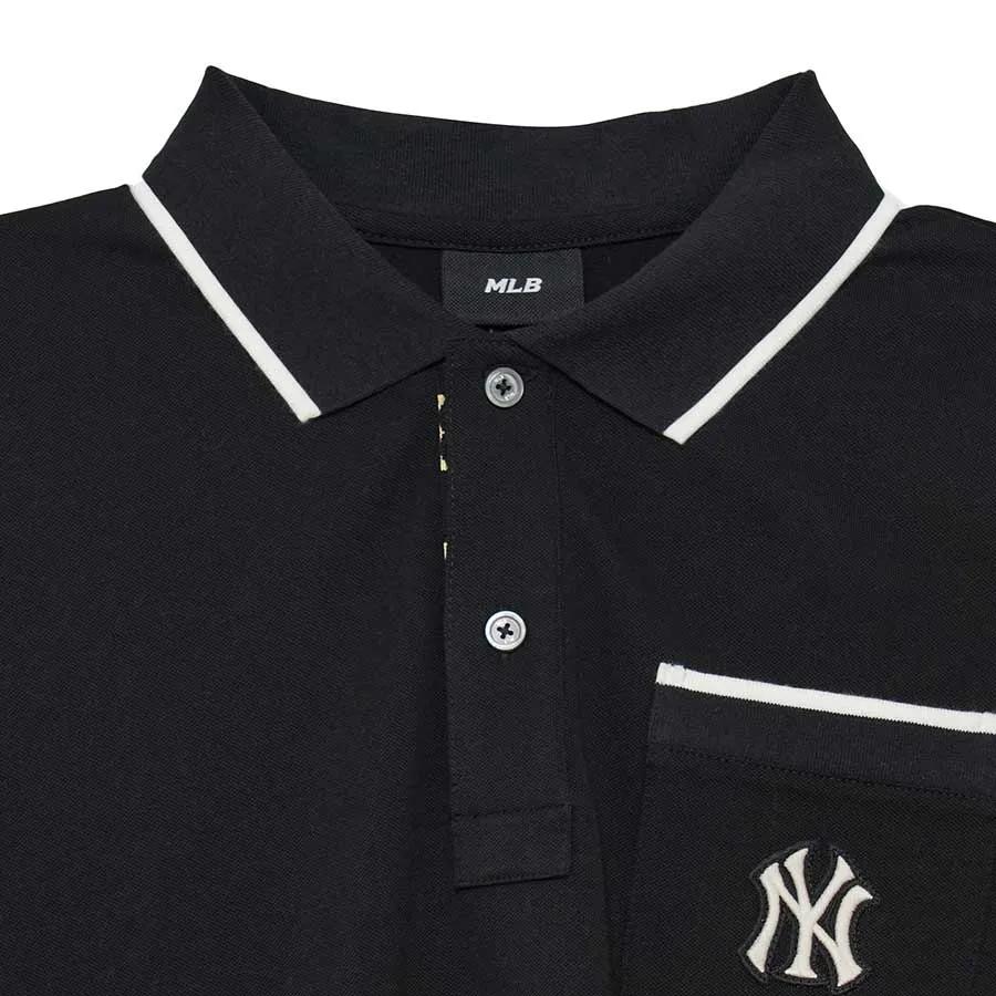 New MLB New York Yankees Polo Shirt Unisex Black 3LPQM0333-50BKS