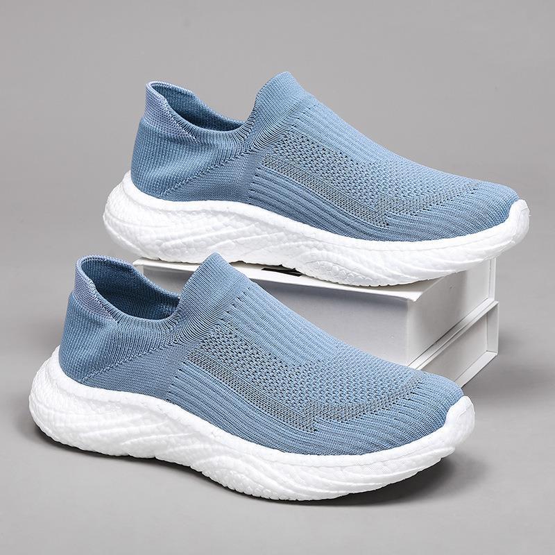 Men's and women's socks and shoes summer casual one-pedal lazy shoes lightweight mesh large size sports men's shoes