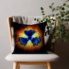 Attention Radiation Symbol Pillow Cover Soft Decor Throw Pillow Case xcm Couch Home Decor for Living Room Sofa Party Gift