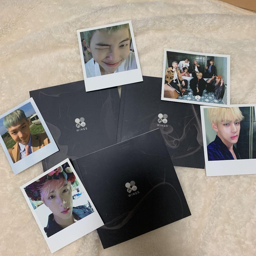 [USED] BTS WINGS Album with Polaroid