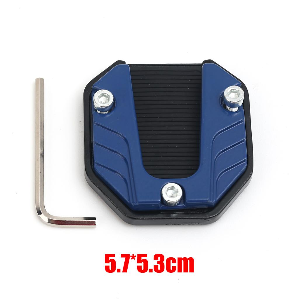 Motorcycle Bike Parking Kickstand Extender Foot Side Stand Pad Support Plate Motorbike Accessories
