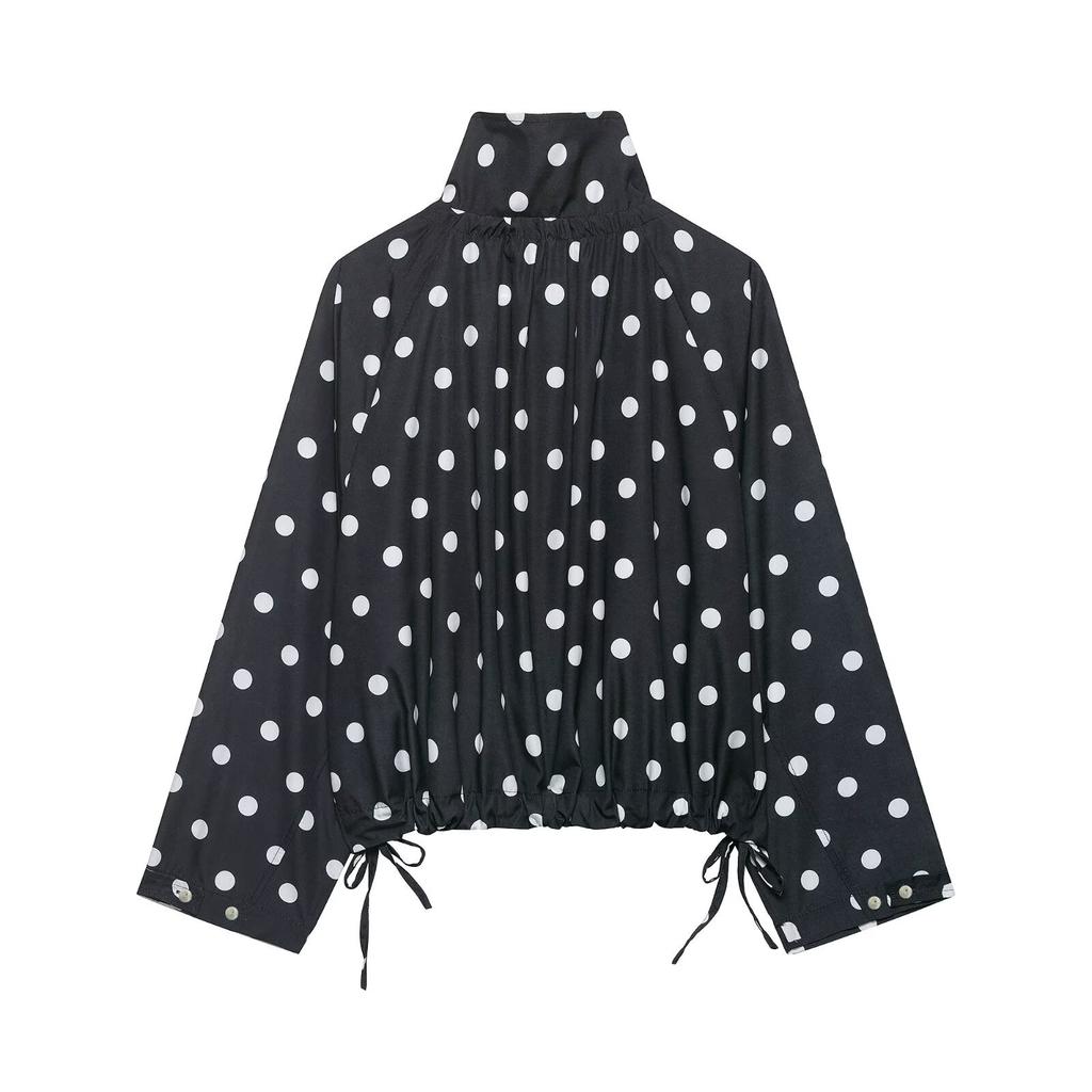 European and American Style, New Women's Clothing, Fashionable, Casual, Versatile, Polka Dot Jacket 4341730