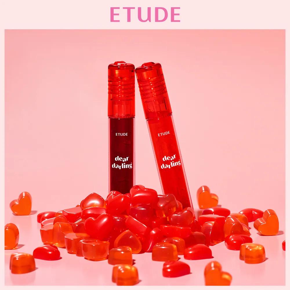 ETUDE Dear Darling Water Gel Tint (9 Colors) [Jelly Pang Edition] Plum Red