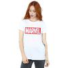 Marvel Comics Womens/Ladies Classic Logo Cotton Boyfriend T-Shirt