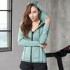 Spring and Autumn Women Hooded Yoga Clothes Quick Dry Fitness Sports Top Long Sleeve Running Breathable Sweat-wicking Yoga Clothes