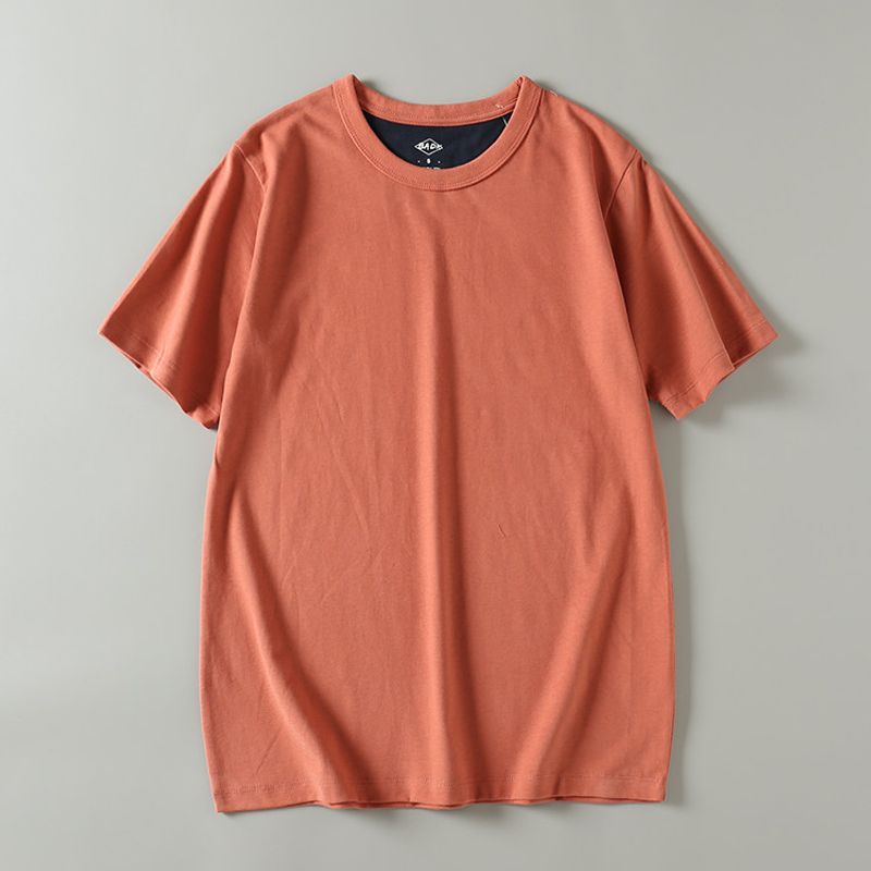 Heavy Foreign Trade Export Tail Goods Cotton Washed Short Sleeve