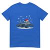 Christmas Lights Wrapped On Air Plane B52 Military Aircraft TShirt