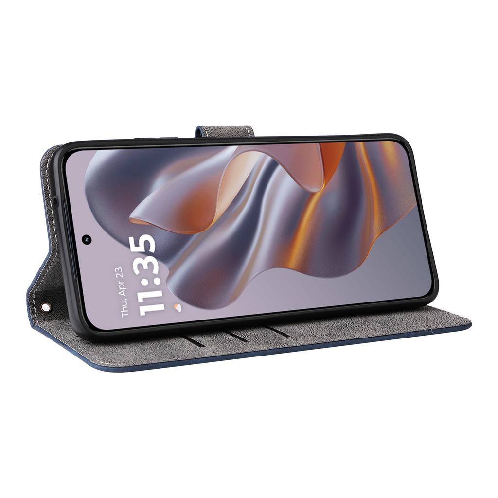 For Motorola Thinkphone 25 5G/Edge 50 Neo 5G/Moto S50 5G Wallet Case RFID Blocking PU Leather Cover Stand View