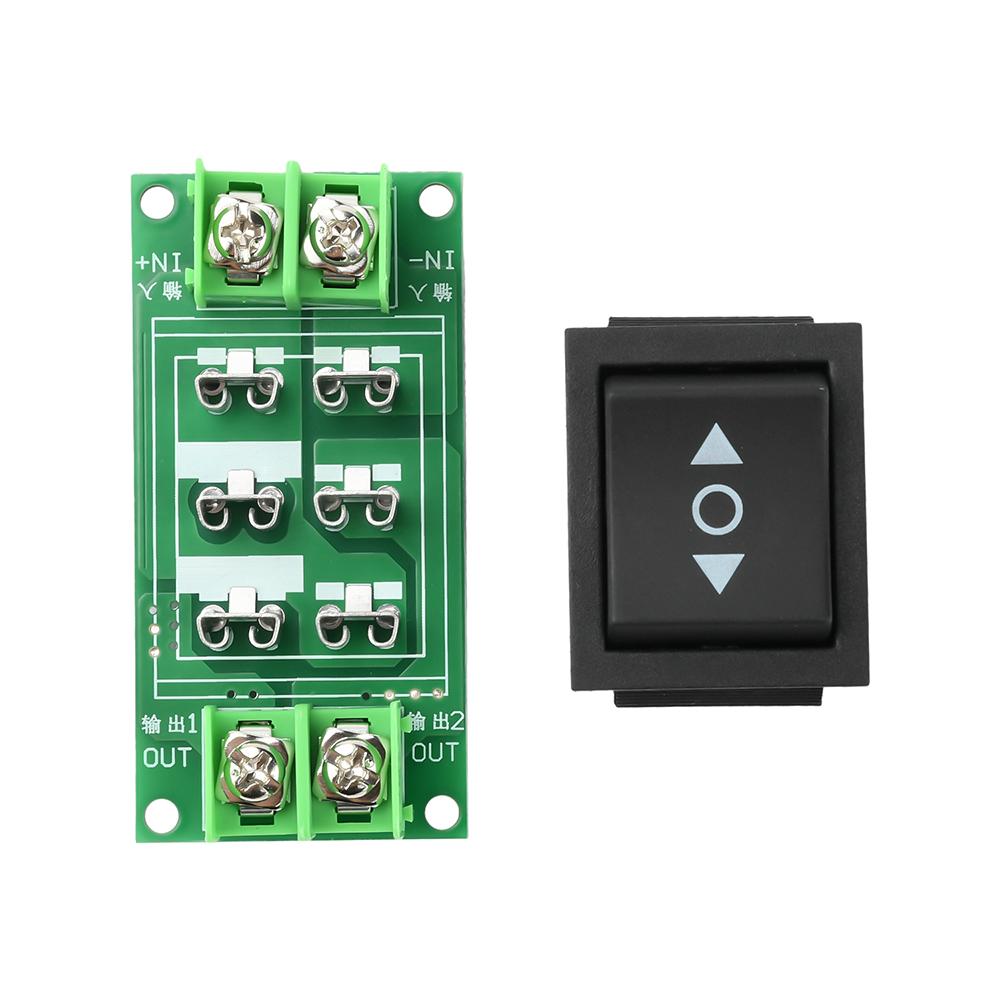 

Motor Forward and Reverse Switch DC 0-120V DC Motor Forward/Reverse/Stop Two/Three Gear Switching Module 5A 10A 20A