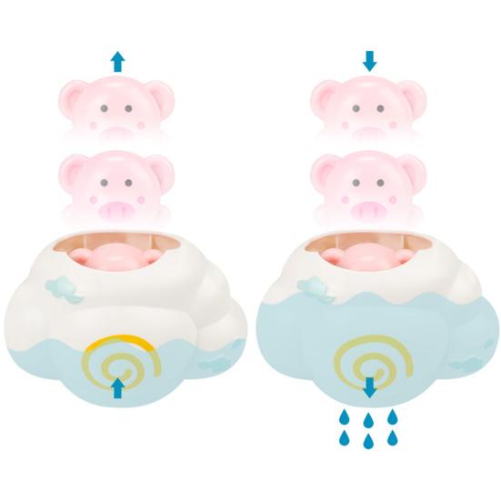 Drijvend Wol Water Speelgoed voor Kinderen Bad en Zwembad Schattige Regen Douche Sprinkler met Gesimuleerd Regen Effect Geen Batterijen Nodig Leuk Peuter Bad Speelgoed
