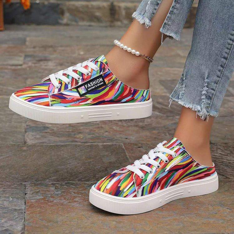 Casual Large Size Shallow Mouth Lazy Women's Shoes New Women's Comfortable Soft Sole Flat Sole Single Shoes Women