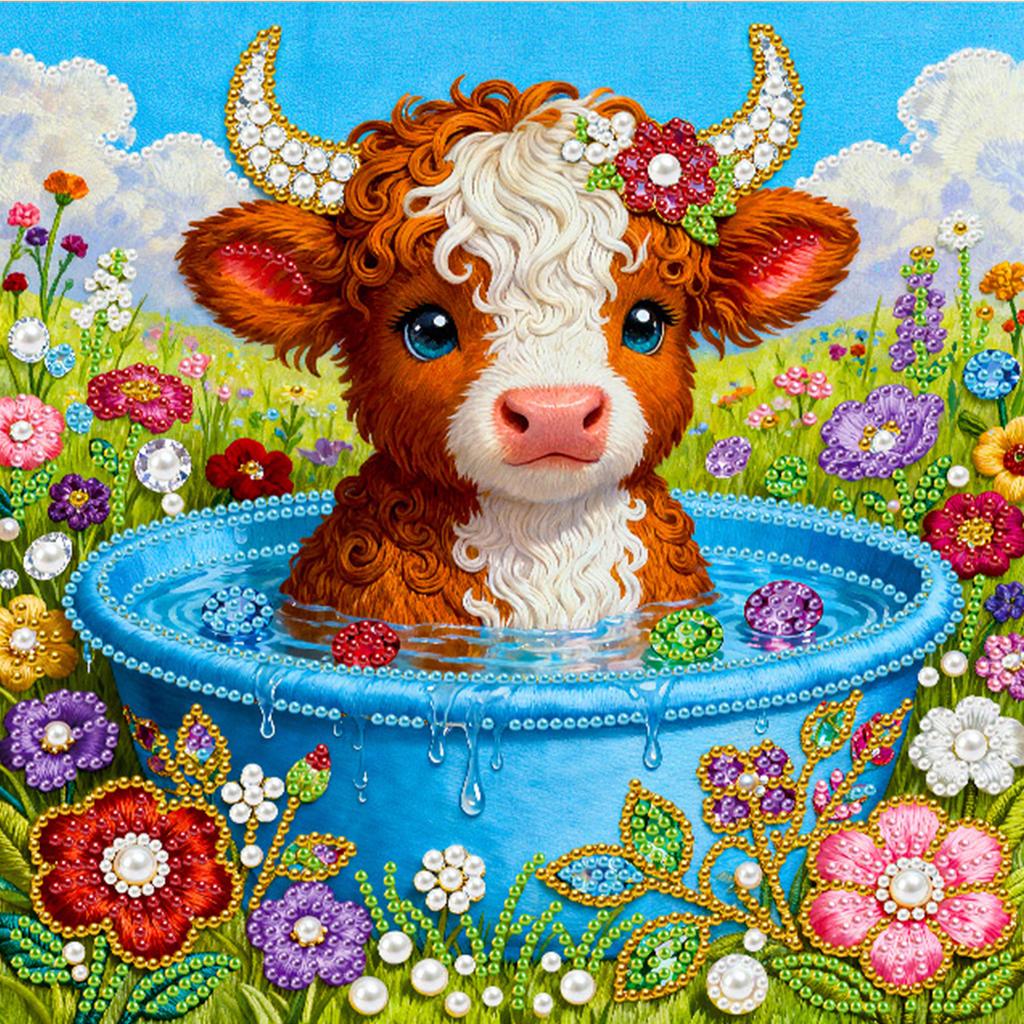 DIY Pearl Diamond Dots Paintings Picture Arts Craft for Home Wall Decor Art Diamond Painting 25x25cm With Frame