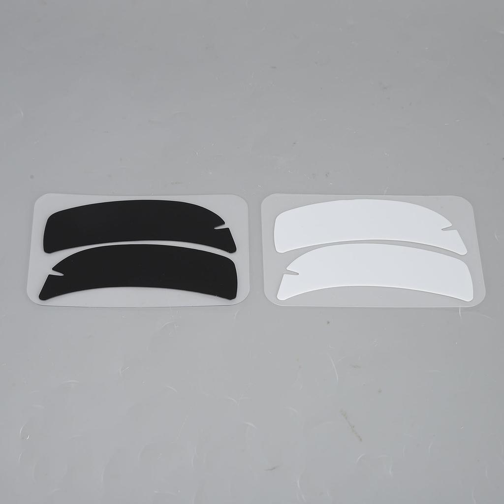 10 Pairs Eyelash Extension Gel Pad Reusable Silicone Lash Extension Gel Pad Notched Black White