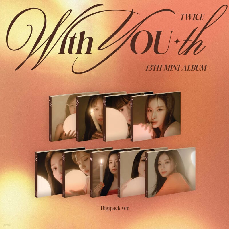 

TWICE - 13th Mini Album: With YOU-th [Digipack ver.] [1 out of 9 randomly sent]