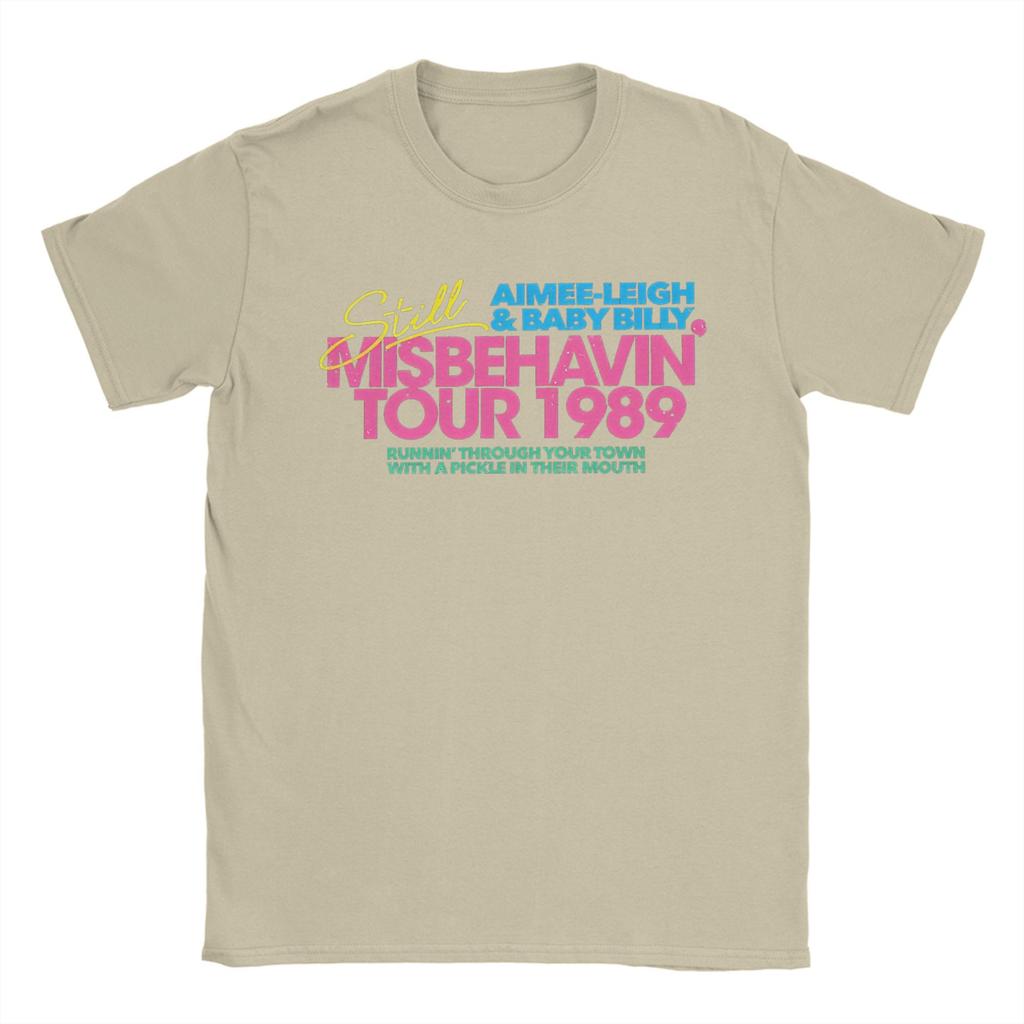 Righteous Gemstones Misbehavin T-Shirts for Men Baby Billy Vintage 100% Cotton Tees O Neck Short Sleeve T Shirt Party merch