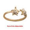 Stylish Sea Turtles And Starfish Designs Ring Trendy Accessory Comfortable Finger Accessories Gift For Women Girls