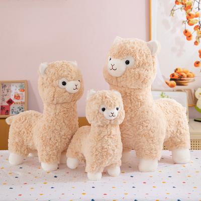 Plyšová panenka alpaka roztomilé jehně látková panenka polštářek panenka automat na plyšáky výměna v automatu