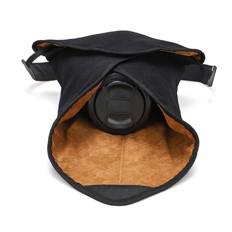 Avvolgi per fotocamera, Avvolgi protettivo, Panno autoadesivo Magics, Avvolgi per fotocamera con protezione antigraffio per obiettivo, Pieghevole, Lavabile, Custodie per obiettivi