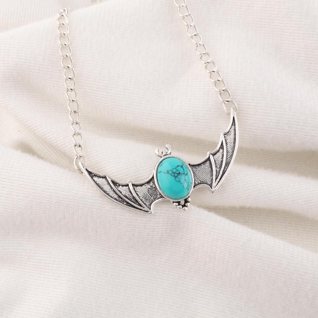 Lovely Magnesite Turquoise Gemstone Jewelry, 925 Solid Sterling Silver Pendant, Dazzling Silver Pendant Gift For Her