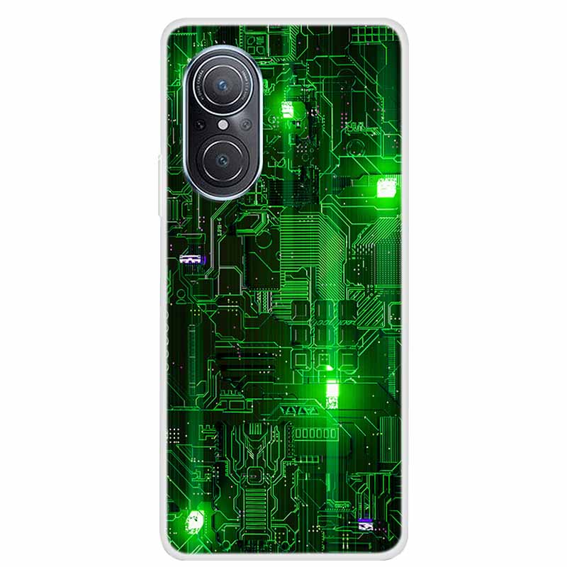 For Huawei nova 9 SE Case Nova9 Clear Soft TPU Silicone Cats Back Cover for Huawei Nova 9SE Case Nova9SE Funda Shockproof Coque