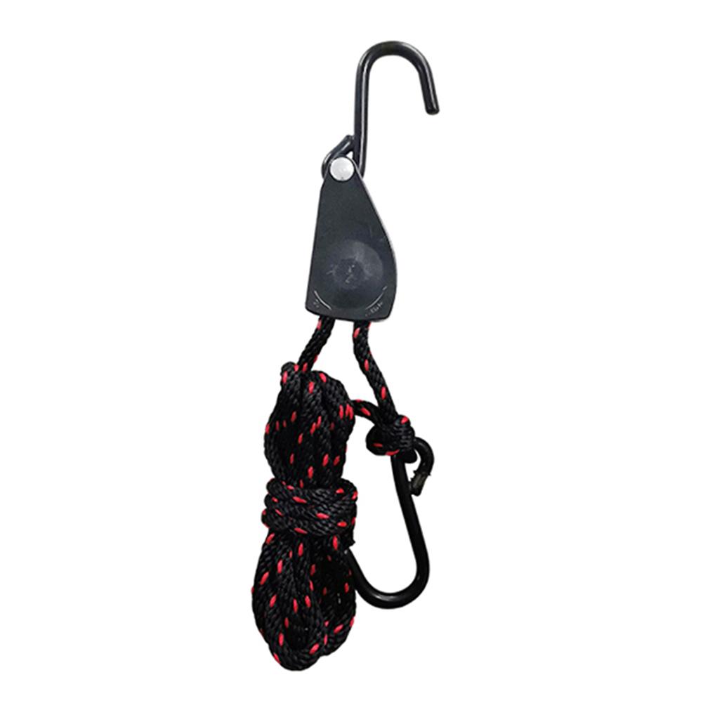 2PCS Ratchets Kayak Rope Tightener Anti-rust Dipping S Hook Ratchet Pulley For Kayak And Canoe Sling Hook Car Repair Sling Hook