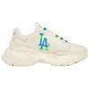 MLB Big Ball Chunky A Aurora Monogram Los Angeles Dodgers Leather Trendy Non-Slip Increased Height Low-Top Dad Shoes Unisex sneakers 3ASHBOR3N-07WHS